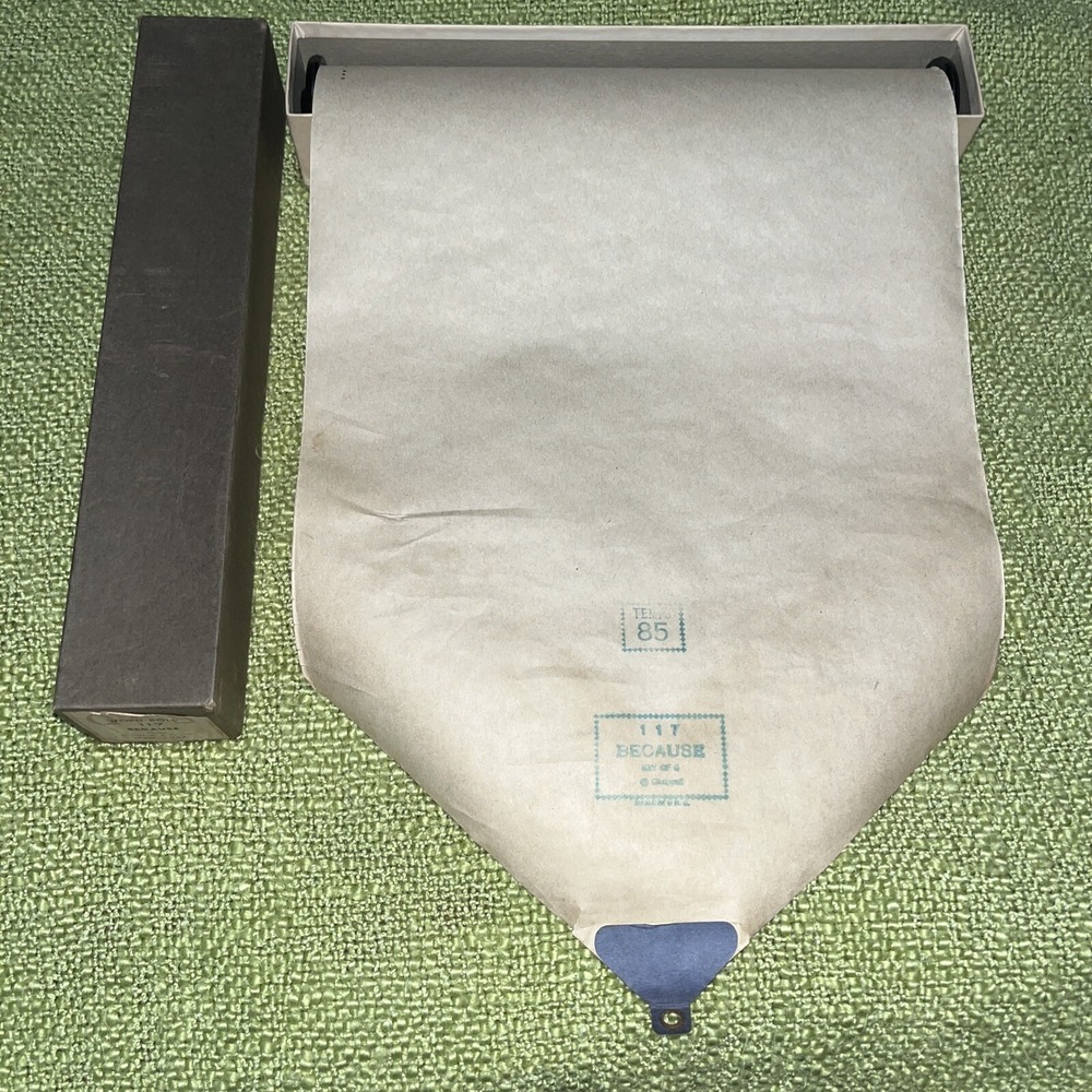 Vintage QRS Player Piano Word Roll #117 "Because" -